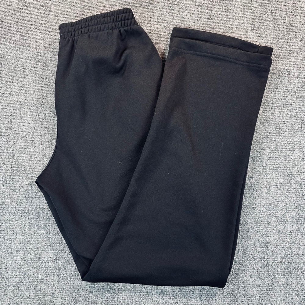 TYR Men's Medium Black Sport Track Pants Elastic Waist Activewear Performance